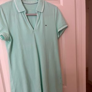Tommy Aqua green jersey dress, Only wore once